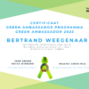 Certificaat Green Ambassador